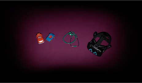 Vignette de la vidéo Labo des objets "Des voitures miniatures, un stéthoscope et un casque de réalité virtuelle"