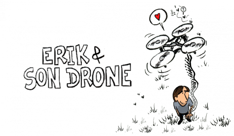 Couverture de la BD Science "Erik et son drone"