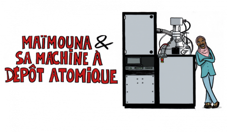Couverture de la BD Sciences "Maïmouna et sa machine à dépôt atomique"
