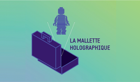 Illustration de la mallette holographique